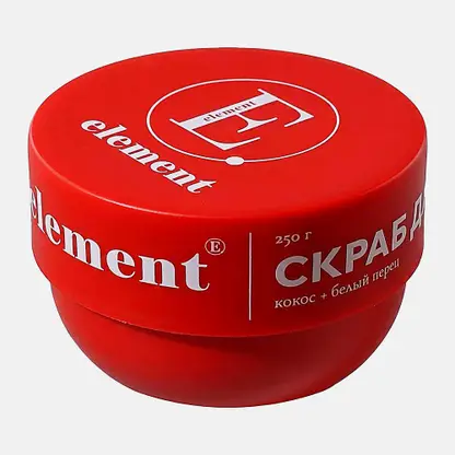 Скраб для тела кокос и белый перец Element 250мл