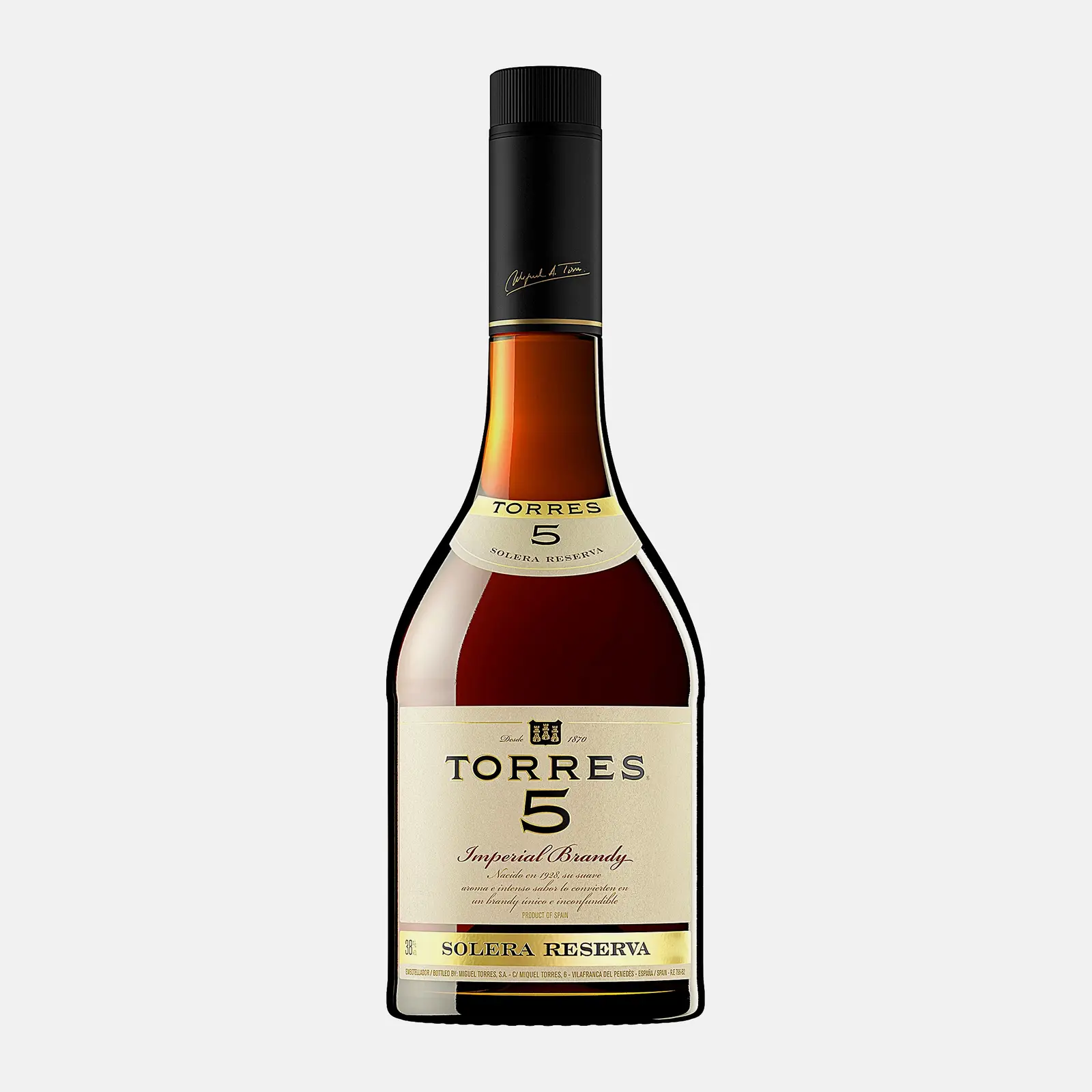 Бренди Torres 5 Solera Reserva 38% 700мл