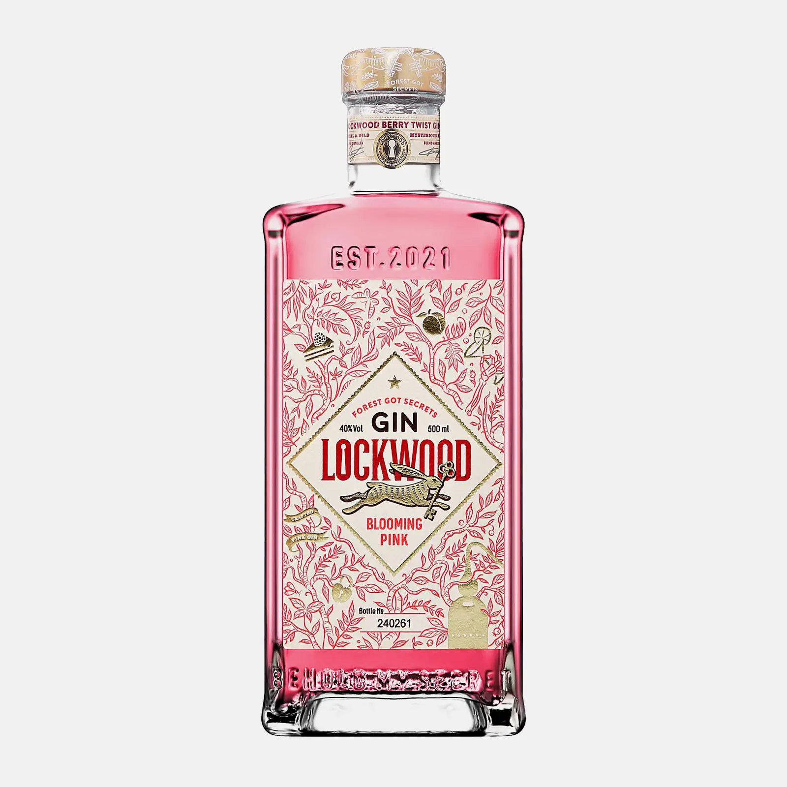 Джин Lockwood Blooming Pink 40% 500мл