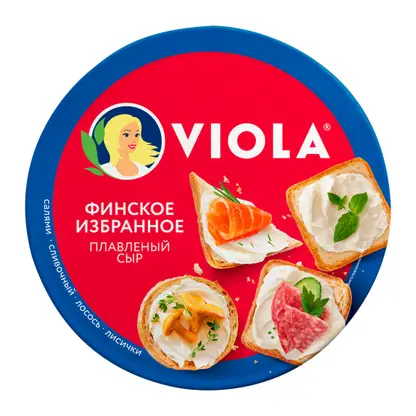 Изображение товара Сыр плавленый Viola ассорти Финское избранное 45% 130г