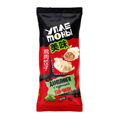 Изображение товара Дамплинги Уплетоны с курицей Тай Чили 150г