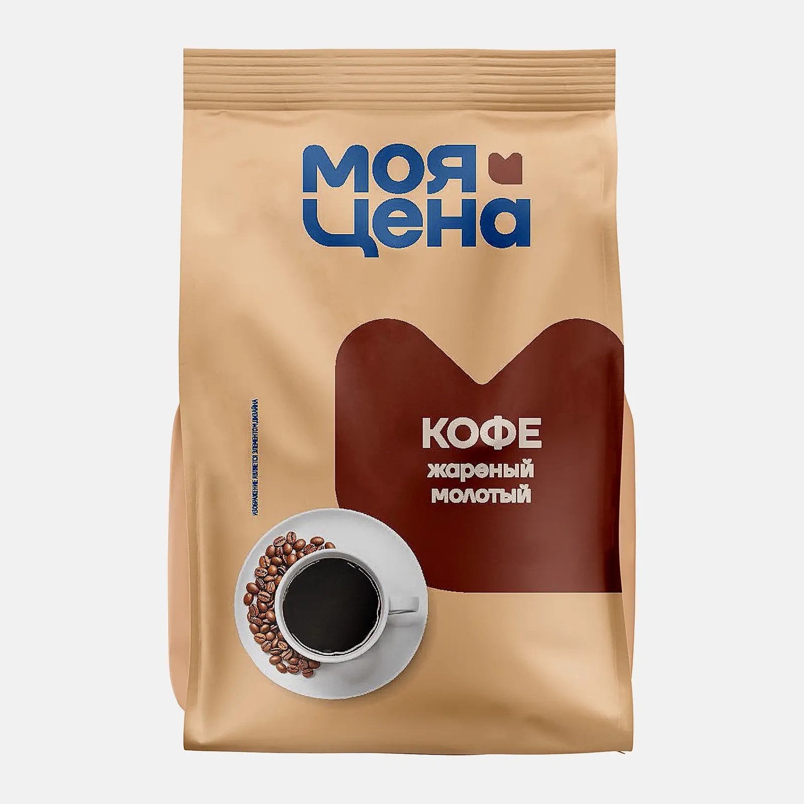 Изображение товара Кофе молотый Моя цена натуральный 100г