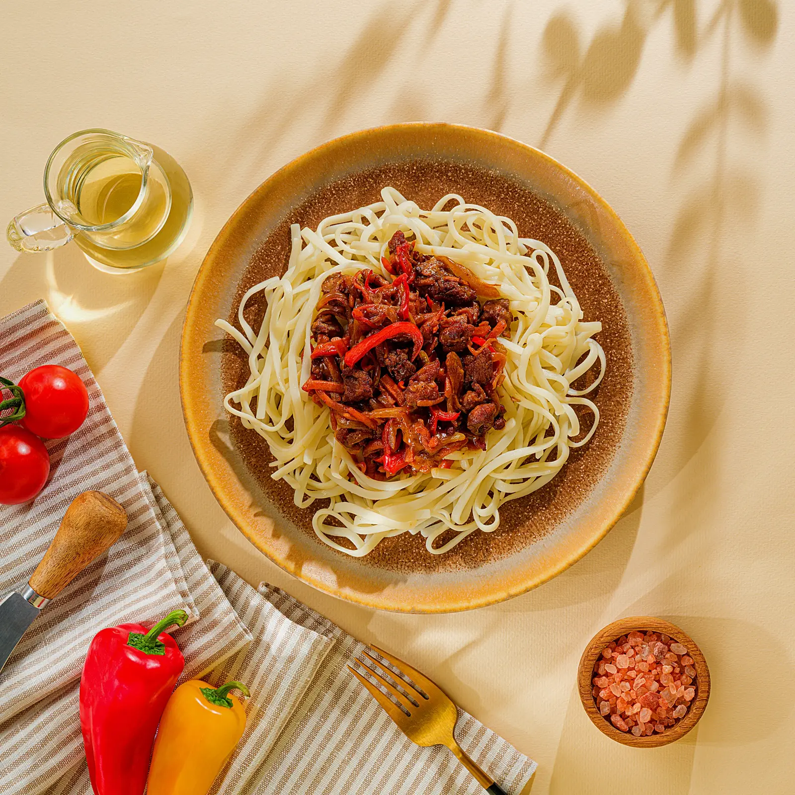 Свинина по-тайски с овощами 220г