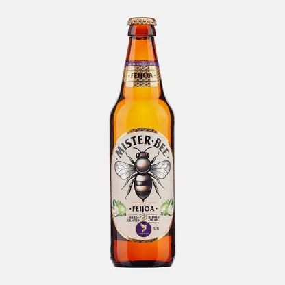 Медовуха Пчеловуха Фейхоа фильтрованная непастеризованная Мister Bee 5% 450мл