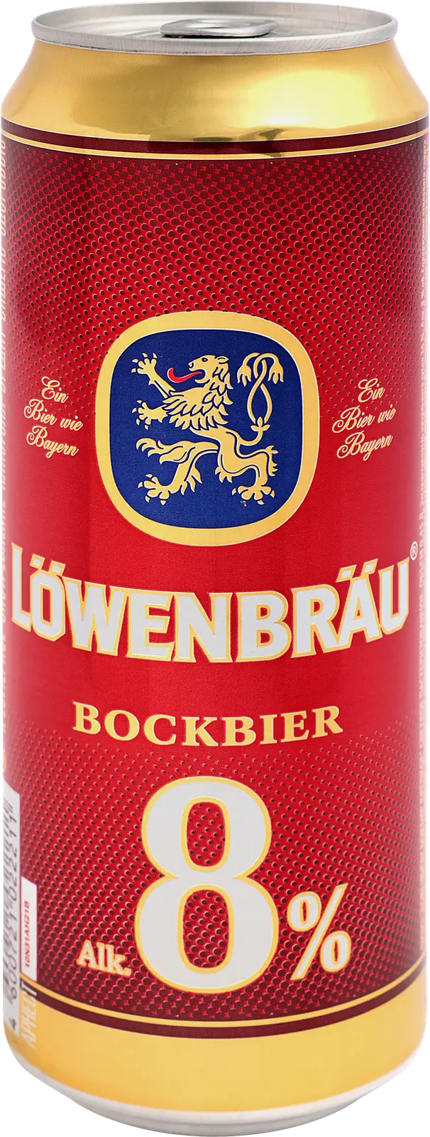 Изображение товара Пиво светлое Lowenbrau Bockbier 8% 450мл пастеризованное крепкое