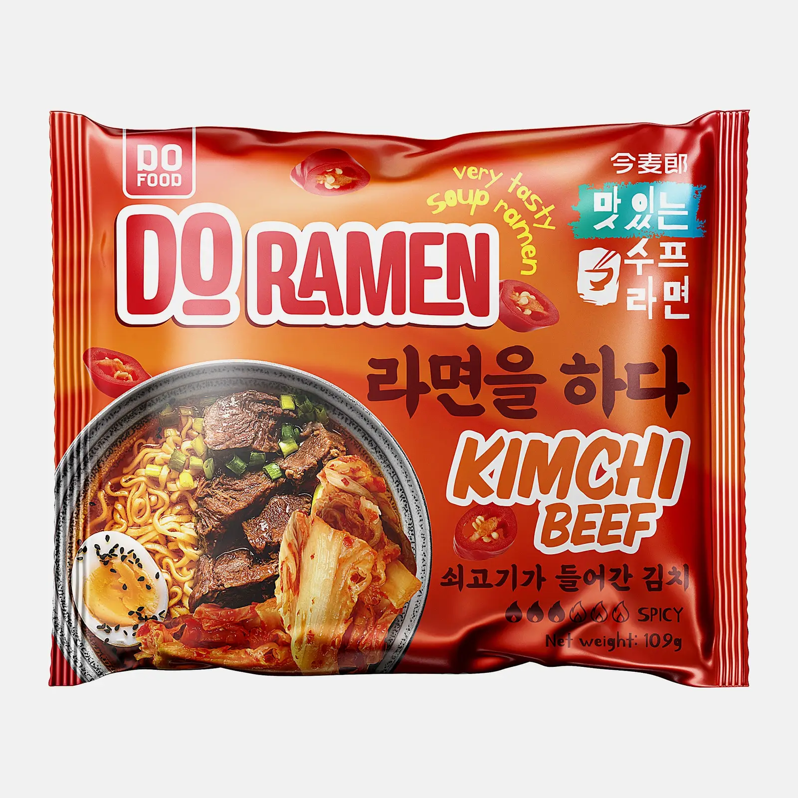 Изображение товара Лапша быстрого-приготовления кимчи говядина Do Ramen 109г