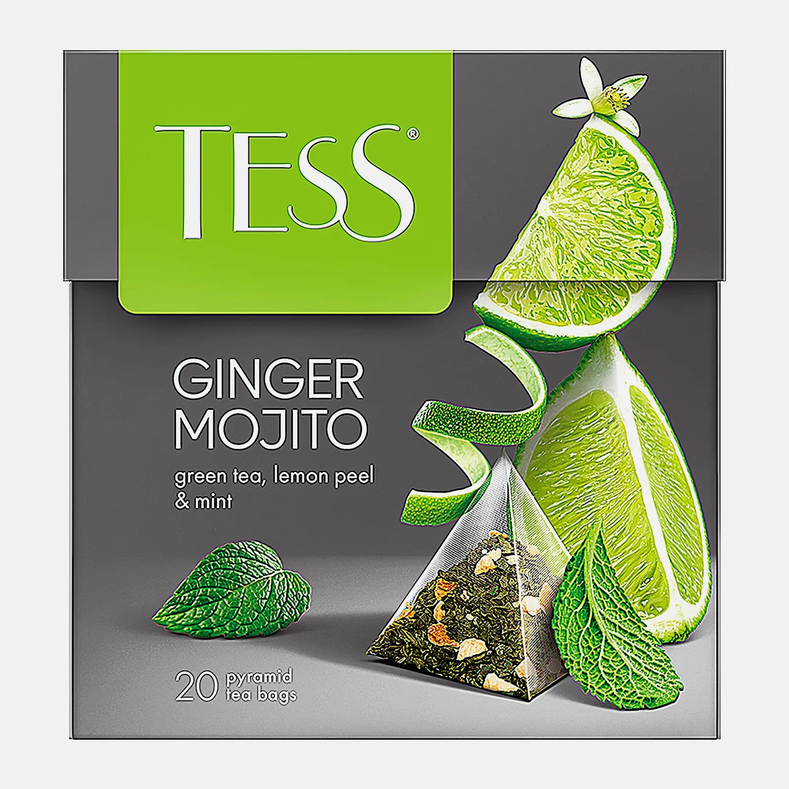 Чай зеленый Tess Ginger Mojito 20пак Чай зеленый Tess Ginger Mojito 20пак