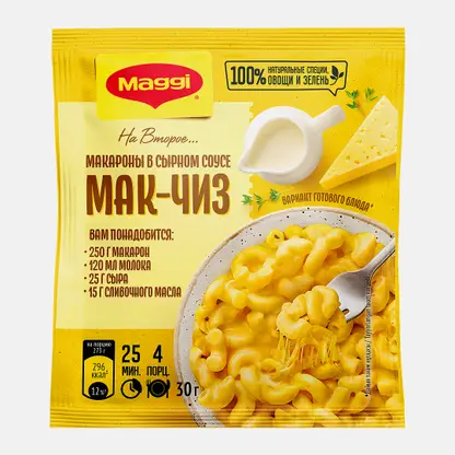 Смесь для макарон в сырном соусе мак-чиз Maggi На Второе 30г