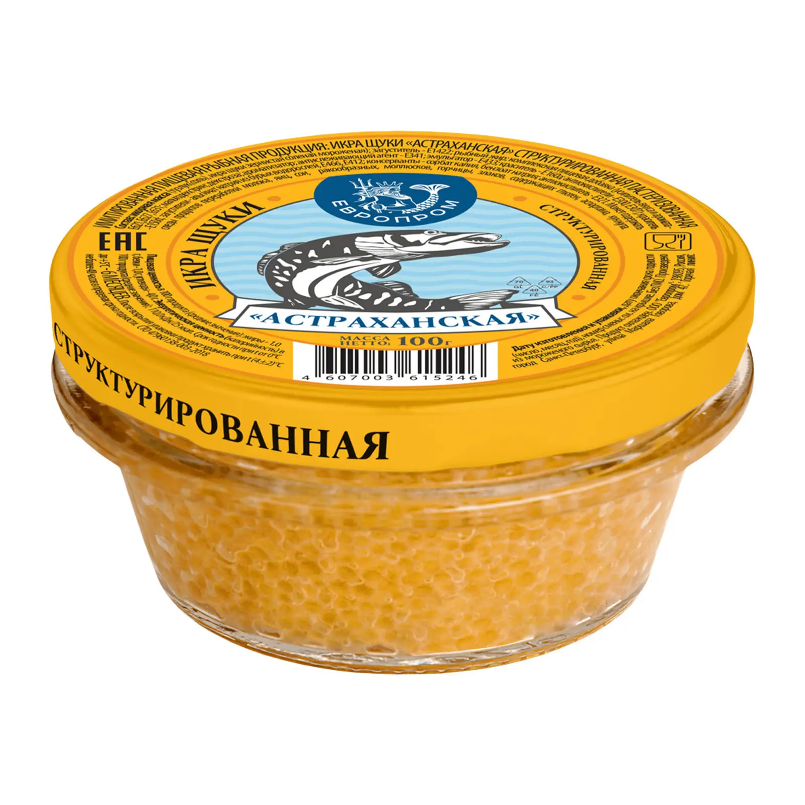 Изображение товара Икра щуки Астраханская имитированная структурированная 100 г