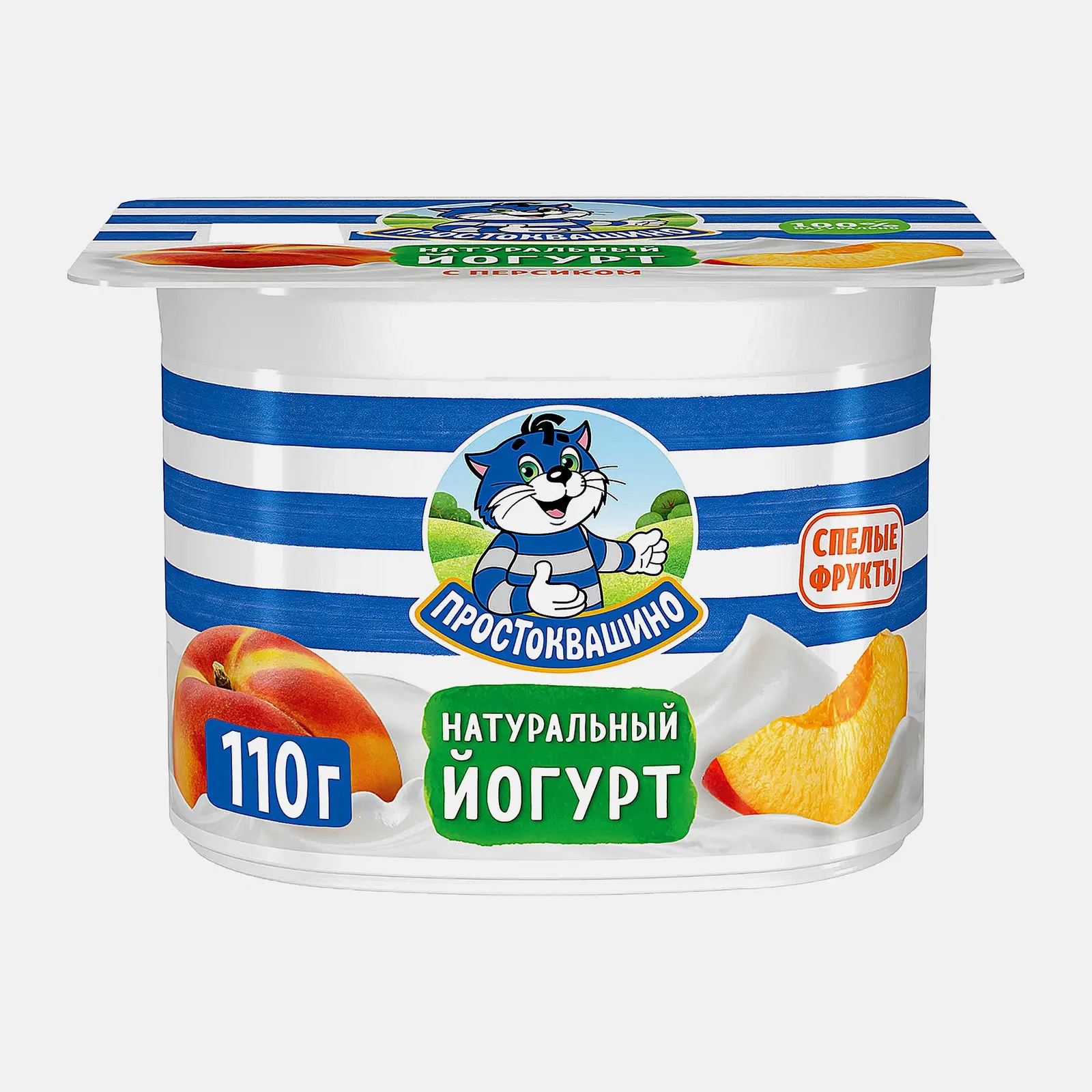 Изображение товара Йогурт Простоквашино вязкий Персик 2.9% 110г