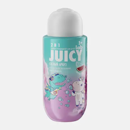Шампунь-кондиционер для детей Juicy Lab Спелый арбуз 2в1 250мл