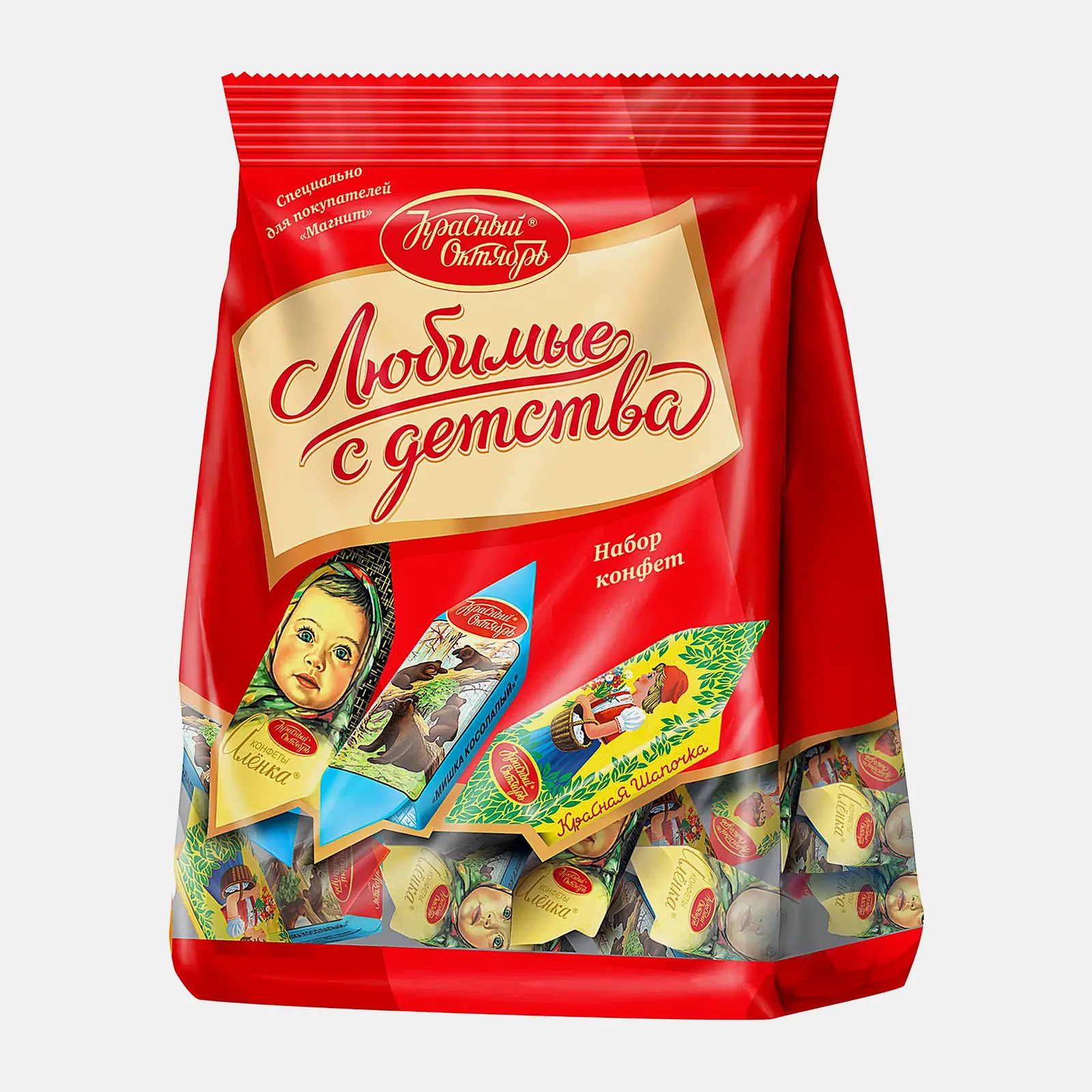 Изображение товара Конфеты Вафельные Красный Октябрь Любимые с детства 250г набор вкусных сладостей