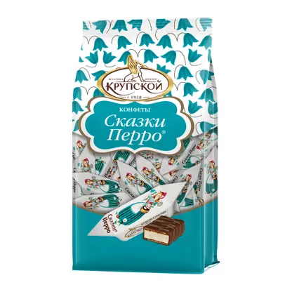 Изображение товара Вафельные шоколадные конфеты Сказки Перро 200 г с арахисом и пралине