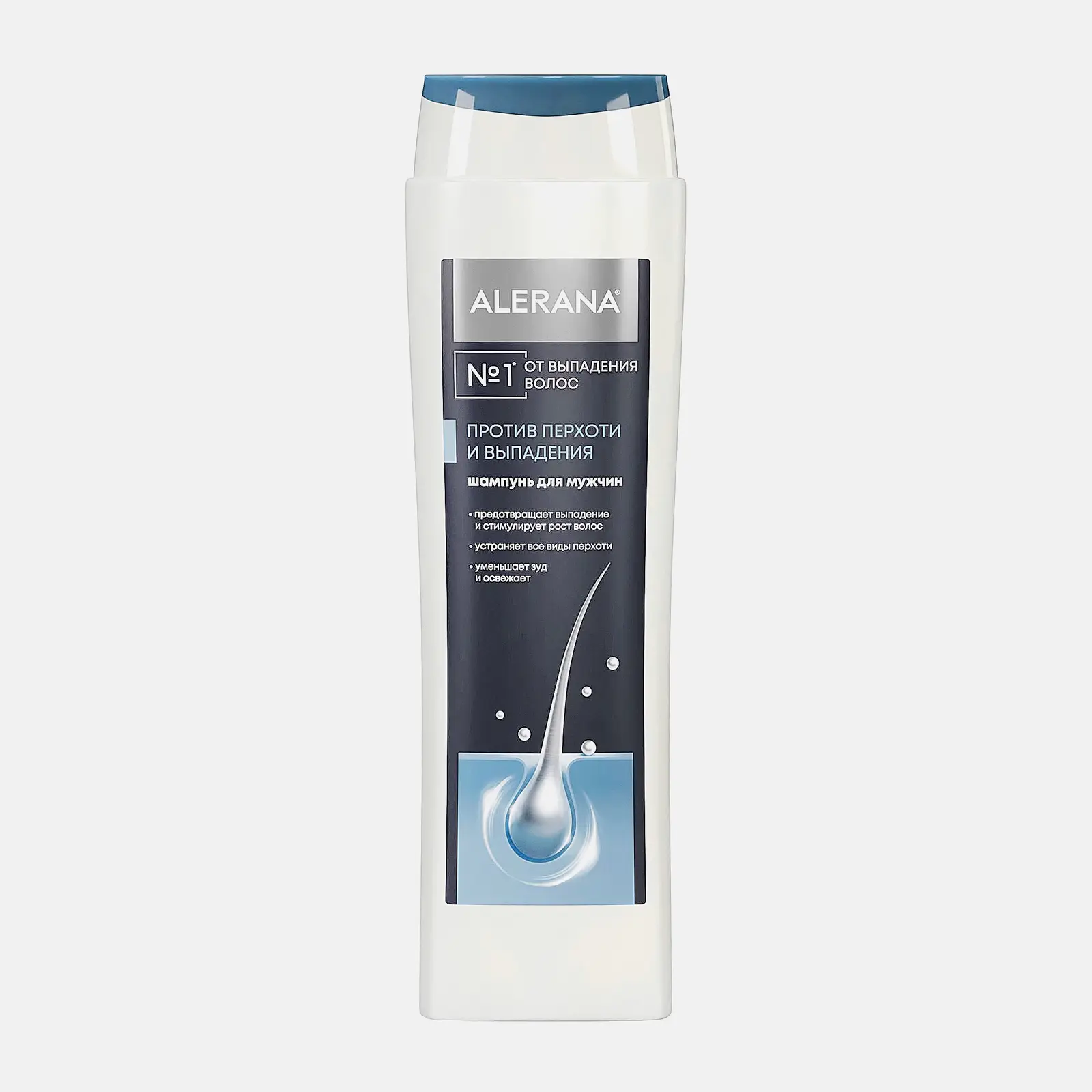 Шампунь для мужчин Алерана 2 в 1 против перхоти и выпадения 400мл