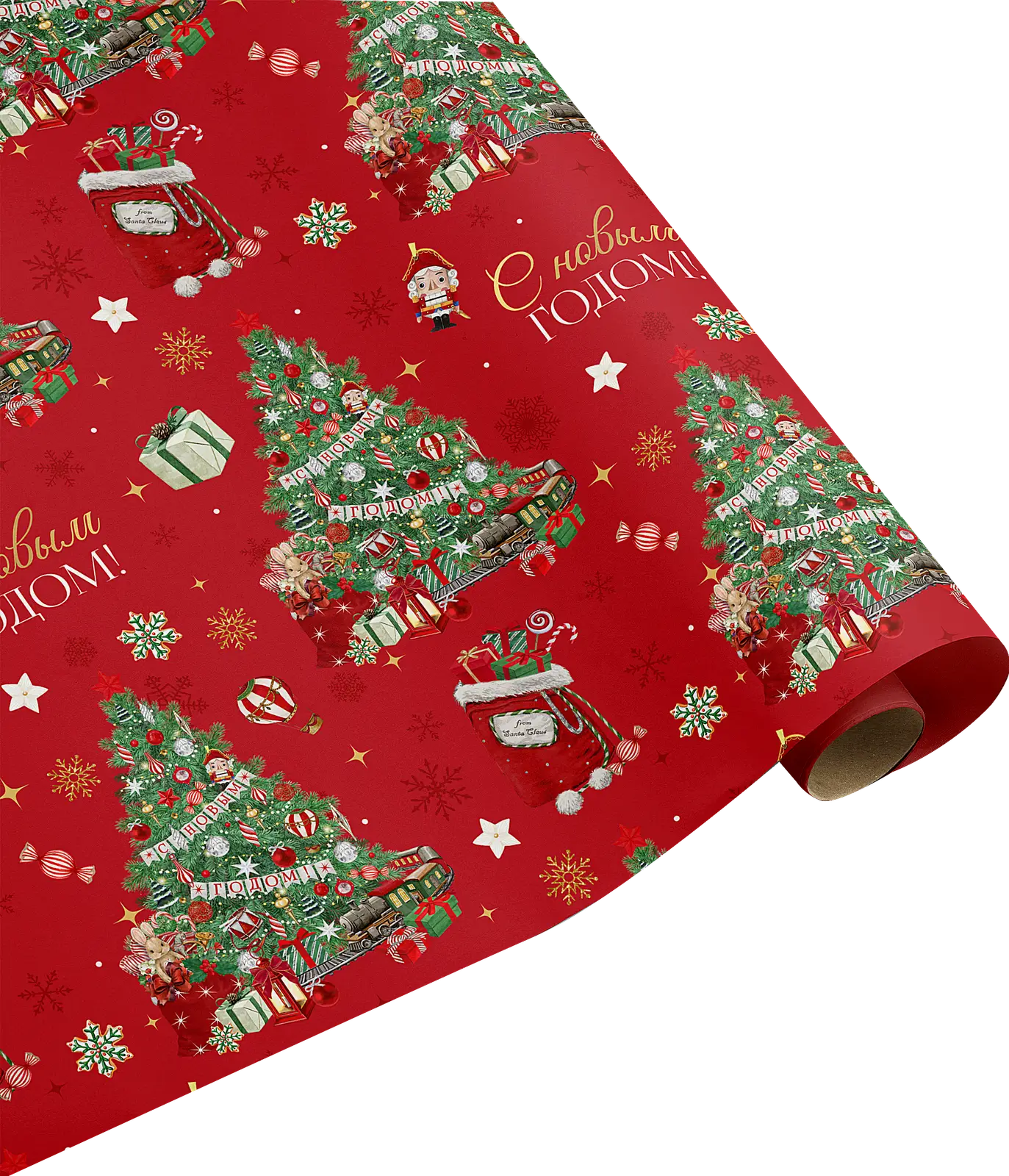 Упаковочная бумага Пакетико Страна чуде 70*100см