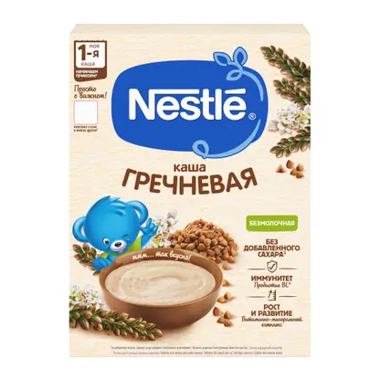 Изображение товара Каша Nestle Гречневая безмолочная 200г