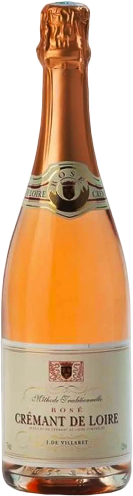 Изображение товара Игристое розовое вино Cremant De Loire J de Villaret 750 мл 12%