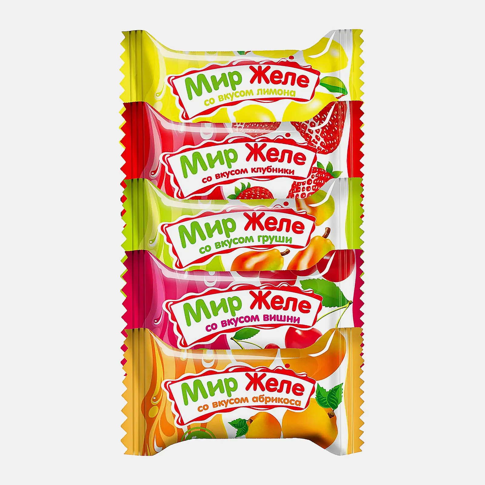 Конфеты Фруктовый микс Мир желе