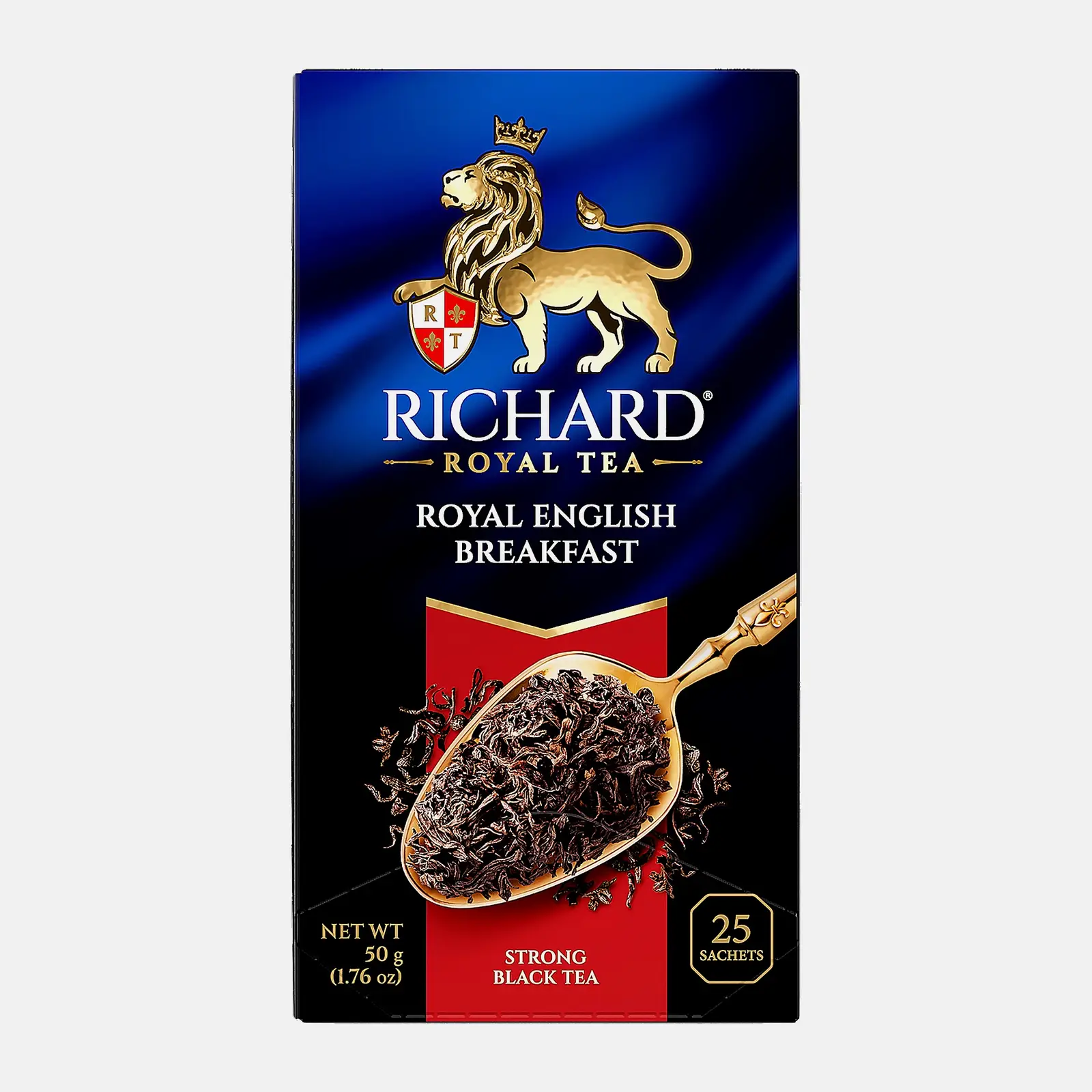 Изображение товара Черный чай Richard Royal English Breakfast 25 пакетов - насыщенный вкус и аромат