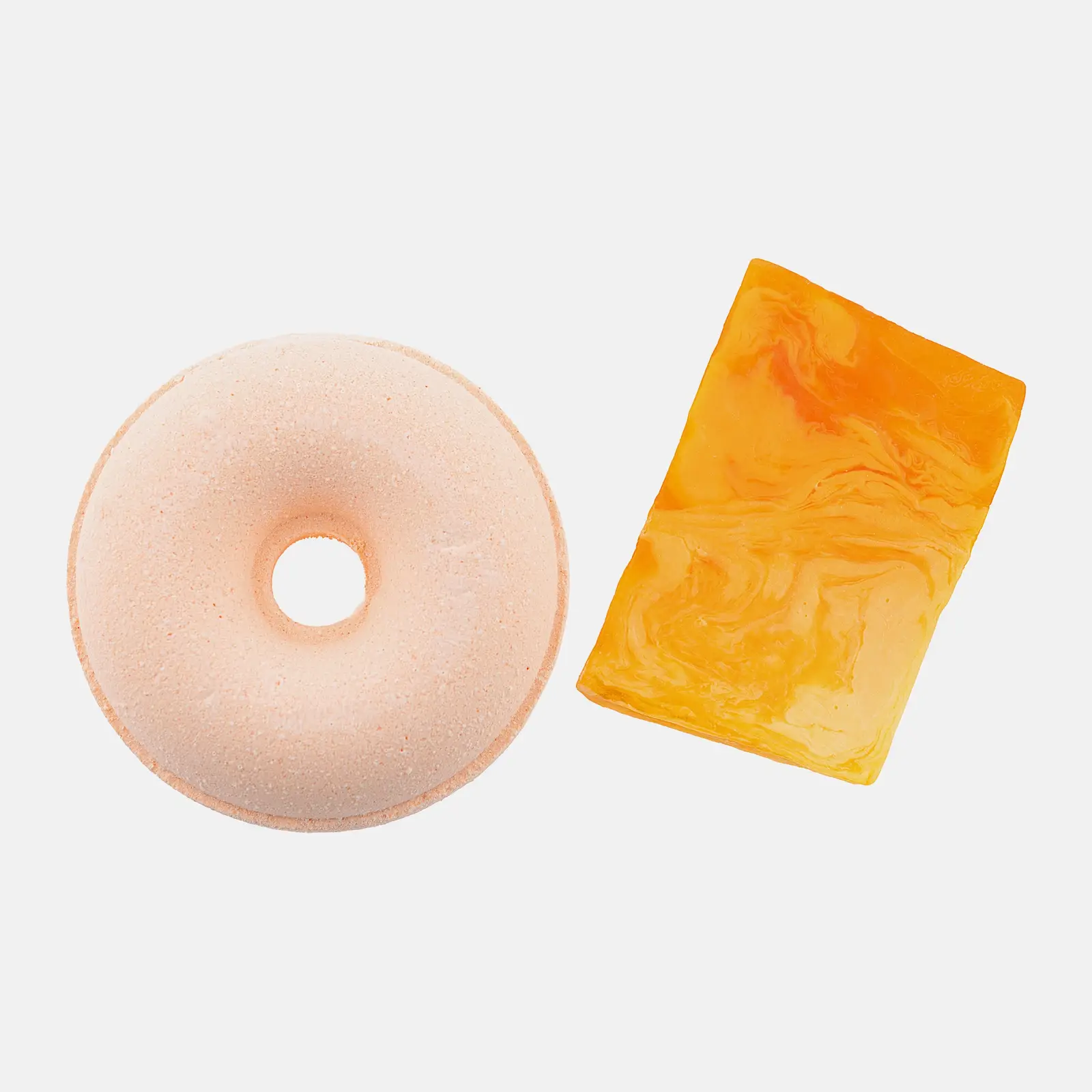 Подарочный набор Amore L Cosmetics Мыло ручной работы 80г + Бомбочка Donut 160г в ассортименте - фото 3