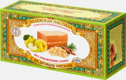 Пастила с кедровым орехом без сахара Белевская Пастила 100г