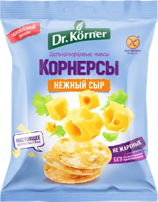 Изображение товара Корнерсы Dr.Korner нежные с сыром 50г