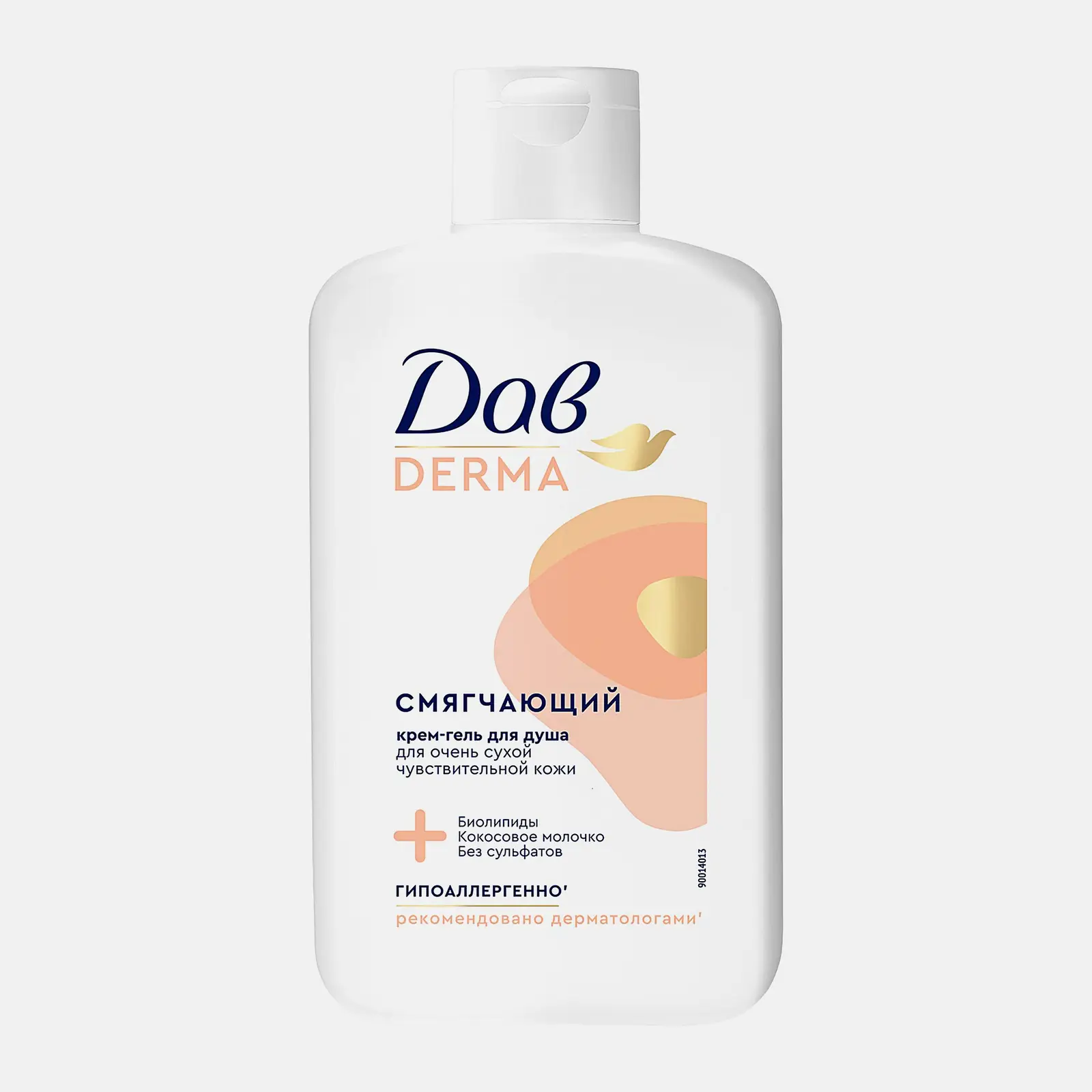 Крем-гель для душа смягчающий Derma Дав 280мл