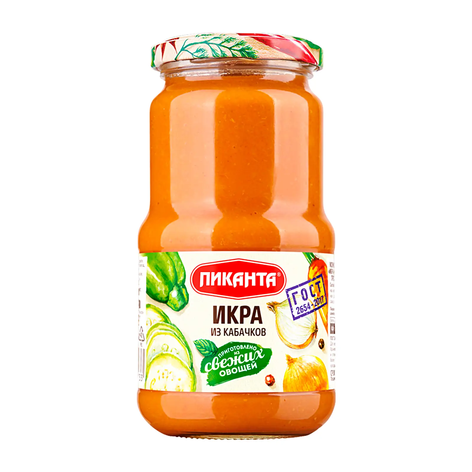 Изображение товара Икра кабачковая Пиканта 450г натуральная и вкусная закуска