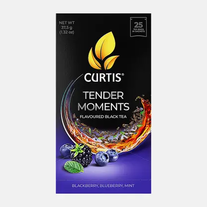 Чай черный Curtis Tender Moments черника ежевика 25пак