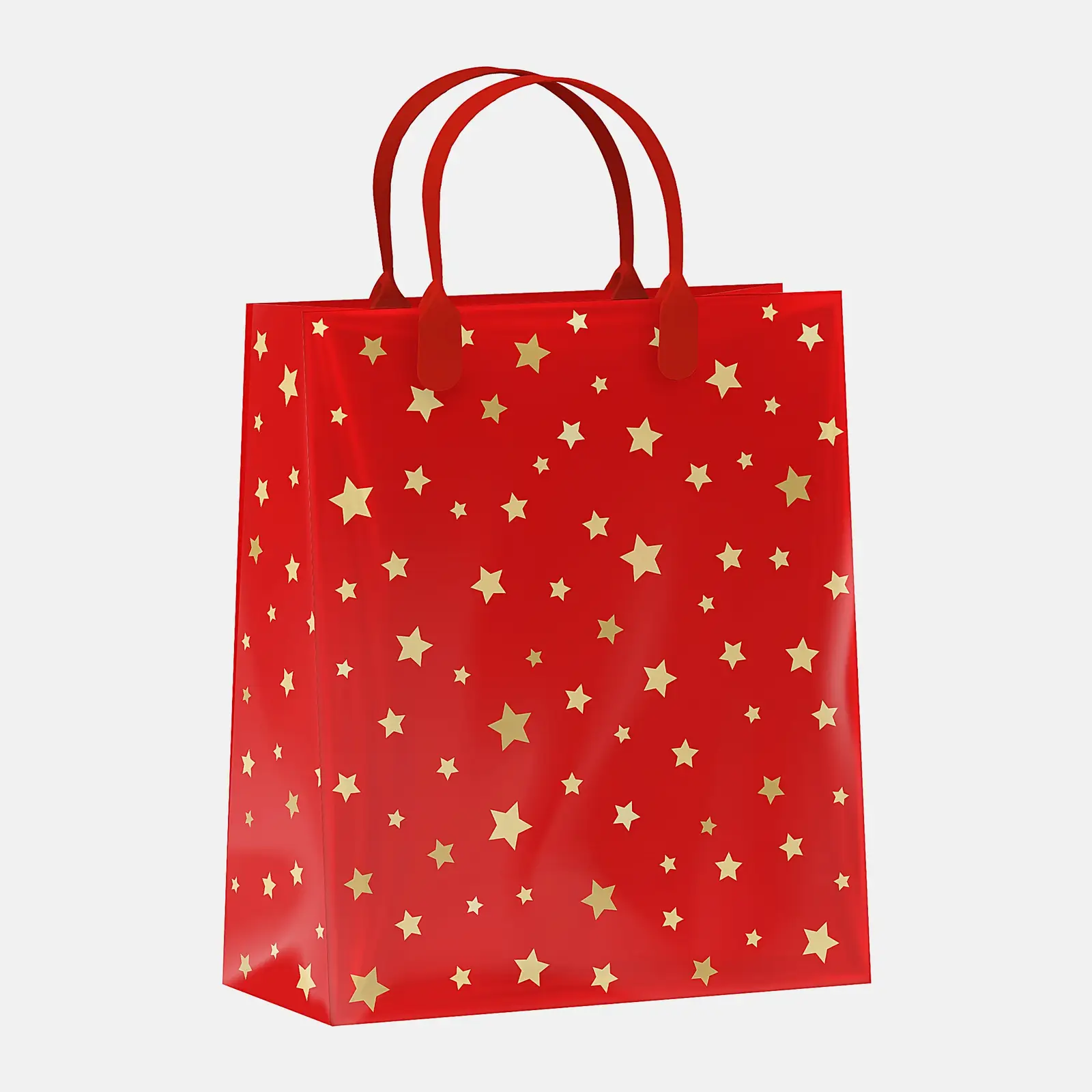 Подарочный пакет пластиковый 22.5*27*9см Сити Хоум Трейд в ассортименте