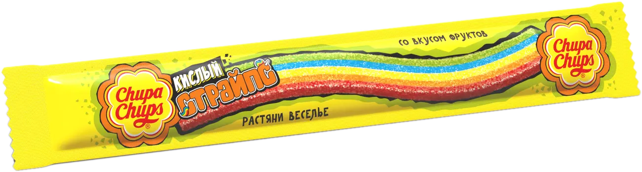 Изображение товара Мармелад Cтрайпс с фруктовым вкусом Chupa-Chups 10г