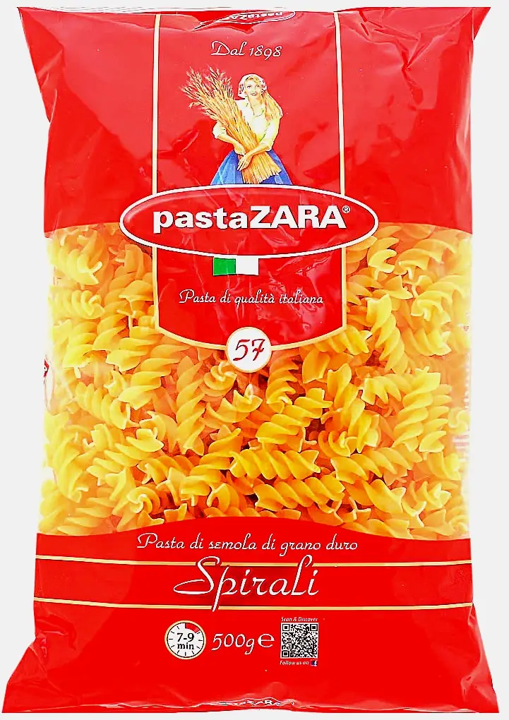 Макароны Pasta Zara Spirali 500г
