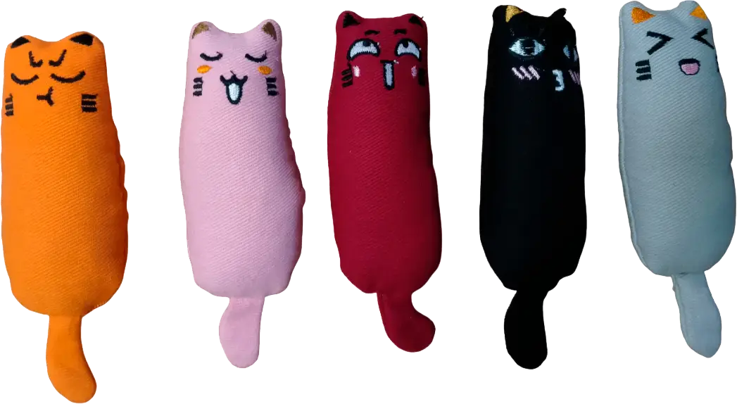 Игрушка для кошек Котик с кошачьей мятой в ассортименте