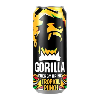 Изображение товара Энергетический напиток Gorilla Tropical Punch безалкогольный 450мл