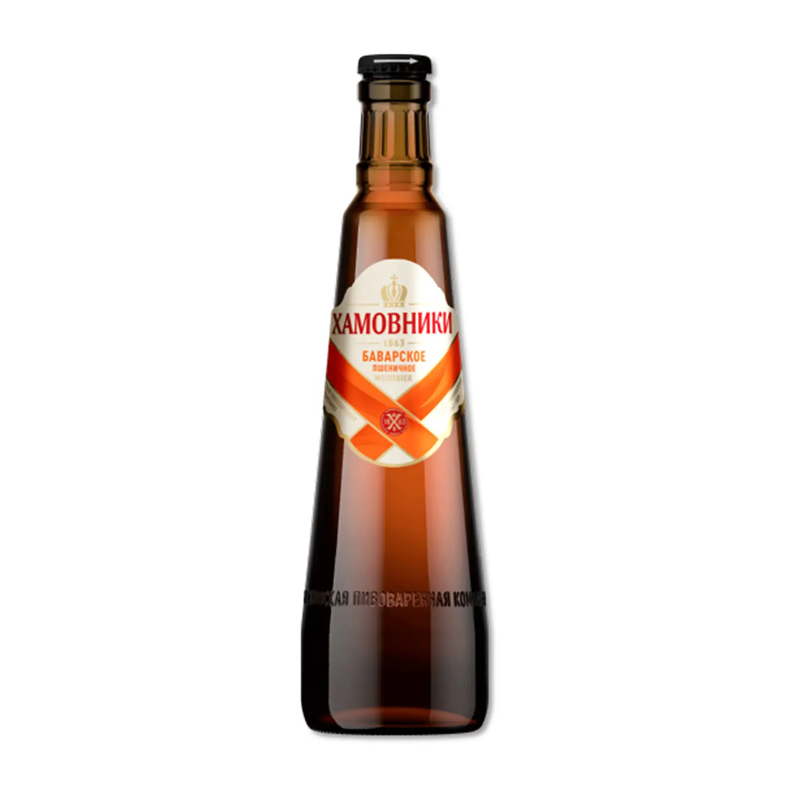 Изображение товара Пиво Хамовники Баварское светлое нефильтрованное 4.8% 450мл