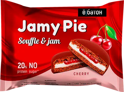 Печенье Ёбатон Jamy Pie Вишня 60г
