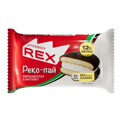 Изображение товара Печенье глазированное Ваниль без сахара Protein Rex 30г