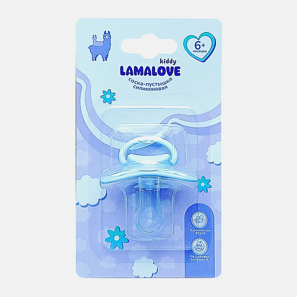 Соска-пустышка Lamalove 18675 силиконовая 6+ в ассортименте - фото 5