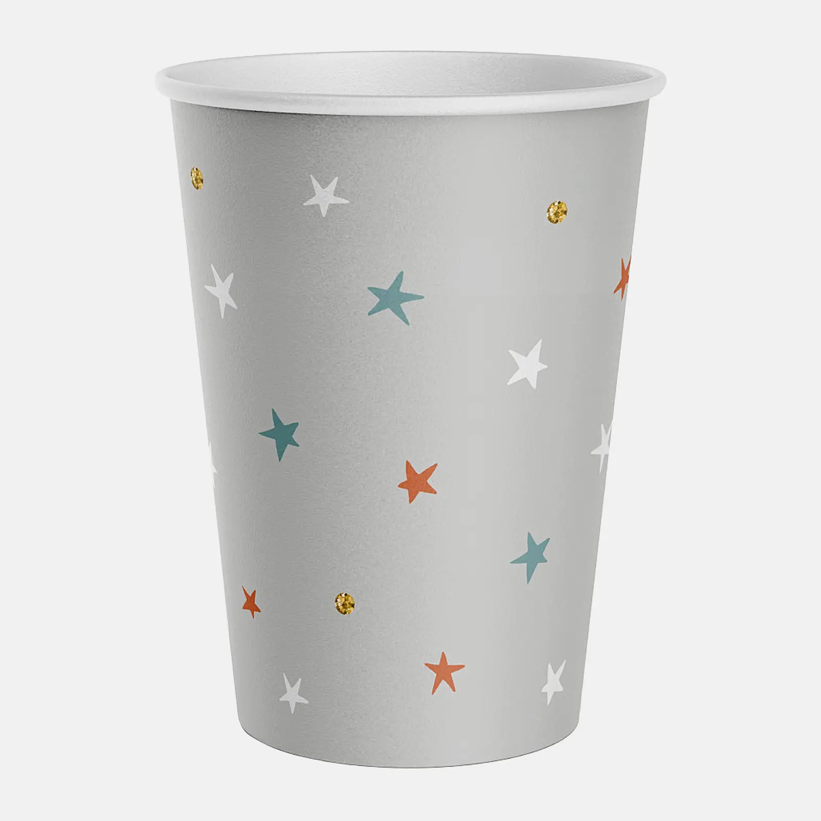 Стаканы картонные Пакетико Party 250мл 6шт в ассортименте