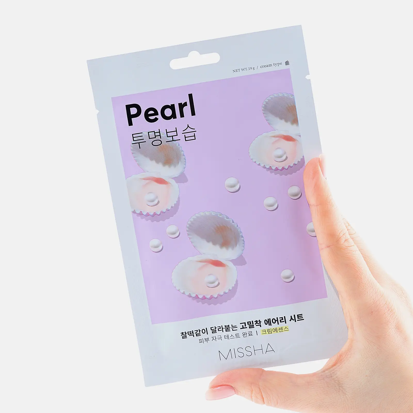 Маска для лица Missha с экстрактом жемчуга 19г 1шт