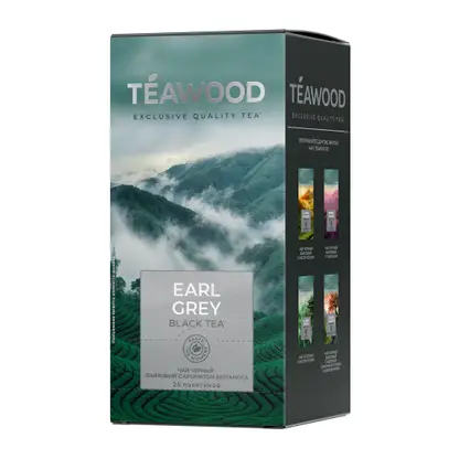 Изображение товара Чёрный чай Earl Grey Teawood 25пак