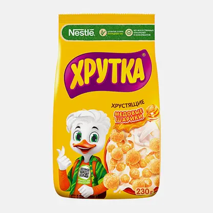 Готовый Завтрак Хрутка Медовые Шарики 230г