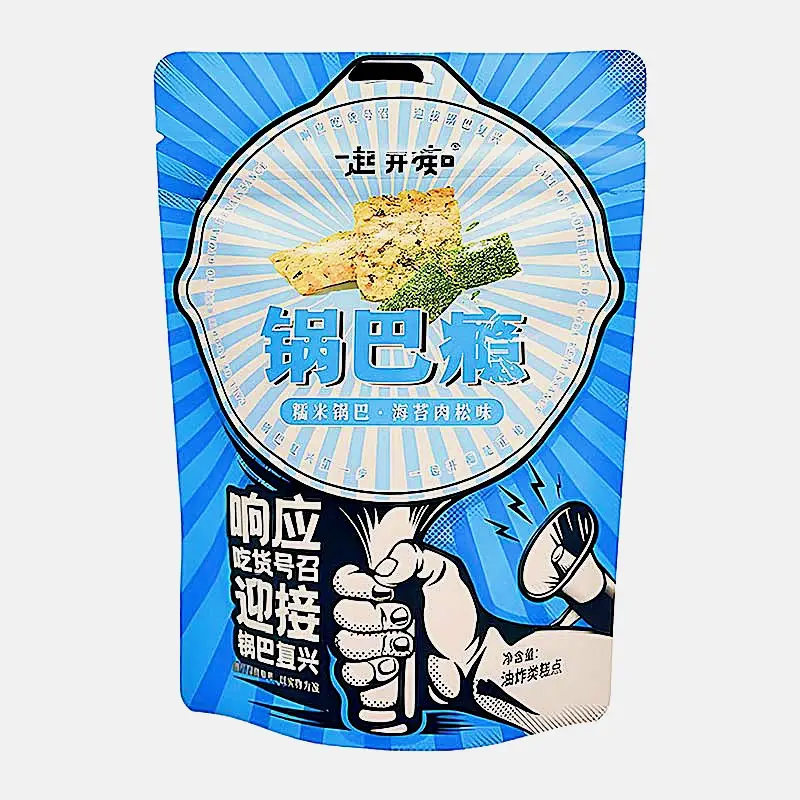 Изображение товара Рисовые чипсы со вкусом морской водоросли и мяса Anhui Jinhao 66г