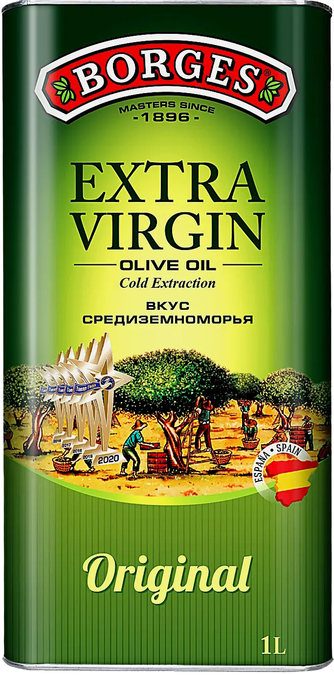 Масло оливковое Borges Extra Virgin 1л