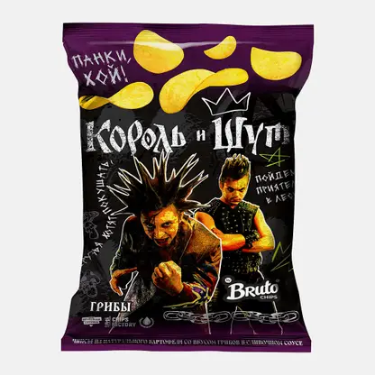 Чипсы Грибы Bruto 100г