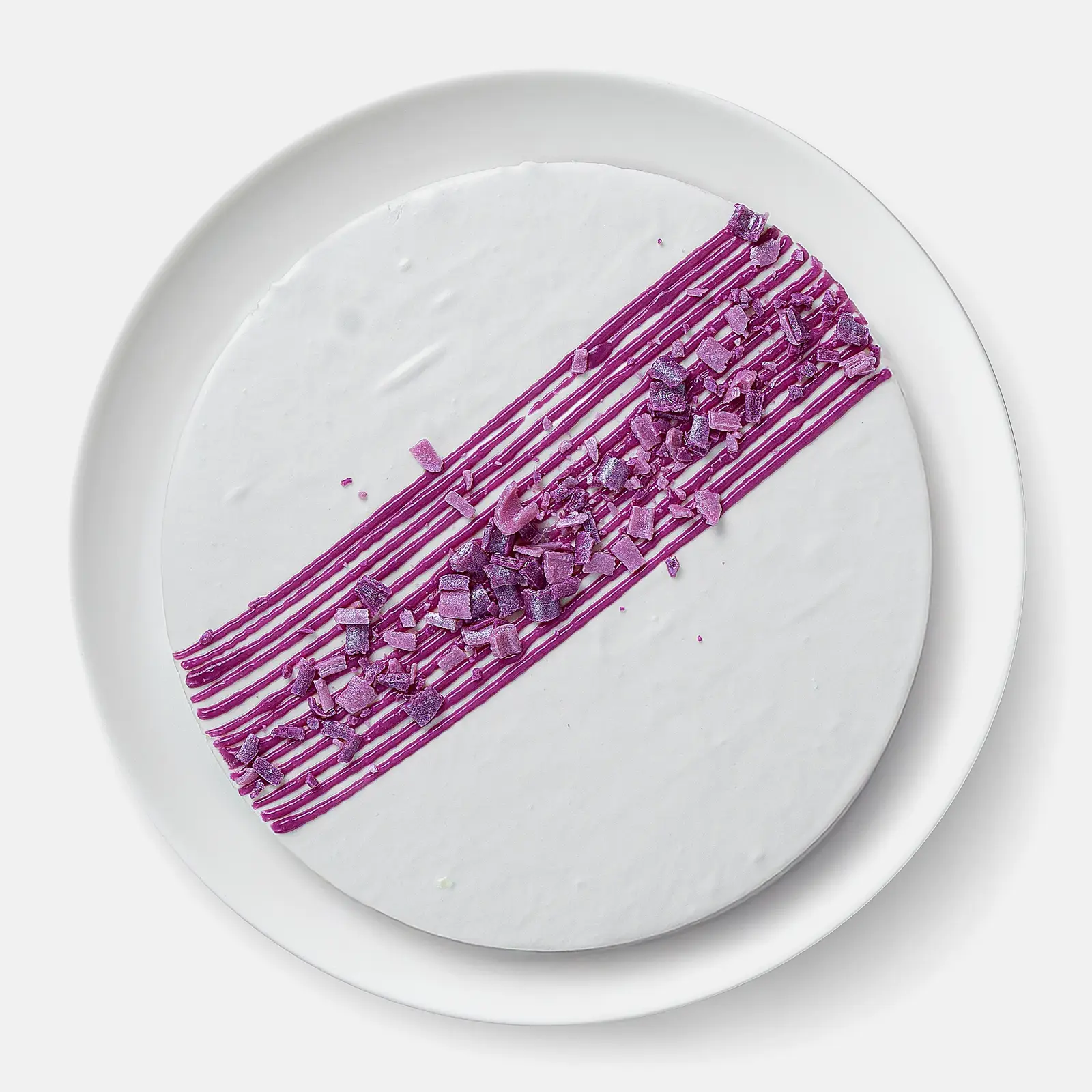 Изображение товара Торт Mirel Черничное молоко 750г натуральный десерт со свежей лесной черникой