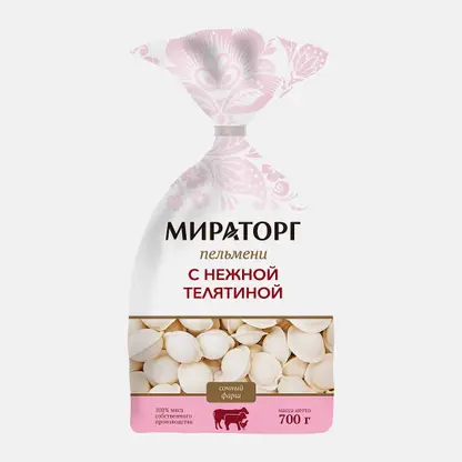 Пельмени Мираторг с нежной телятиной 700г