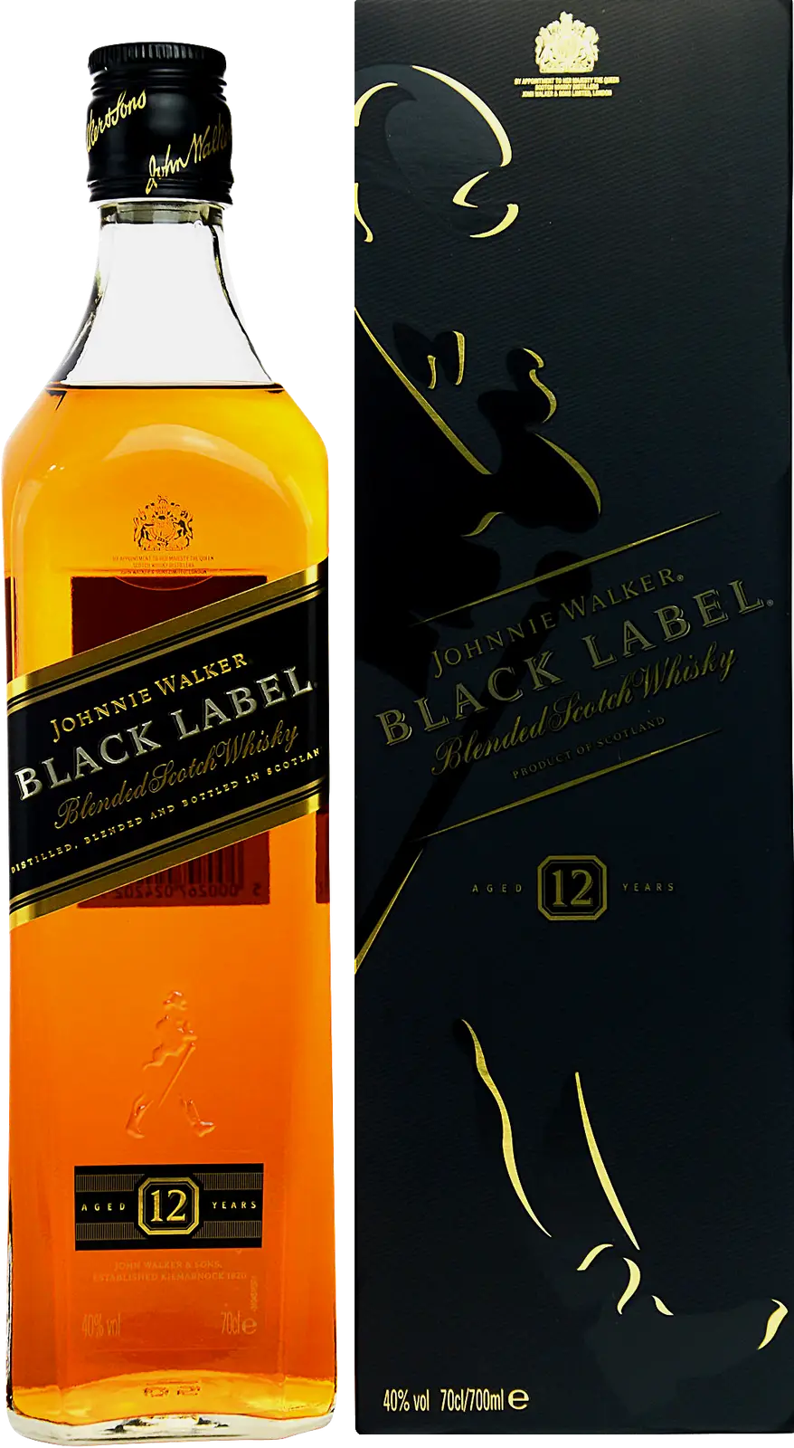 Изображение товара Виски Johnnie Walker Black Label 12 лет 700 мл - гармоничный и мягкий напиток