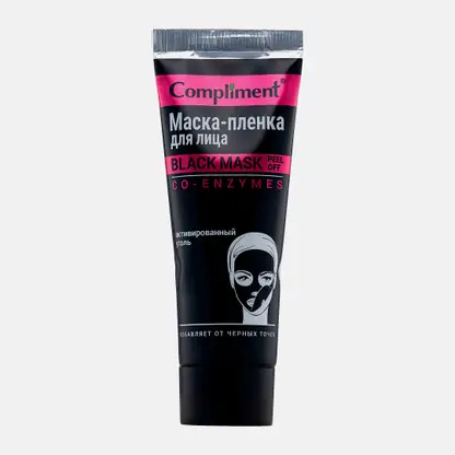 Маска-пленка для лица Compliment Black Mask Co-Enzymes 80мл