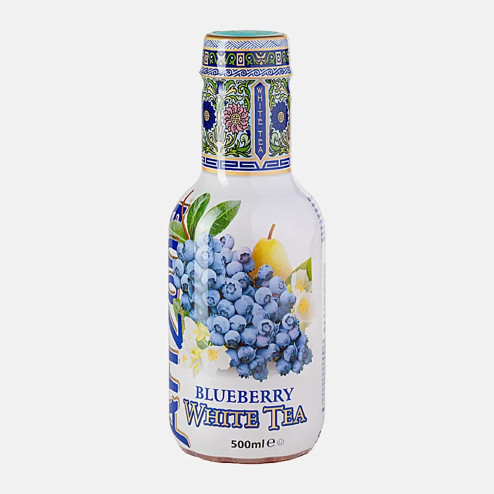 Белый чай холодный со вкусом черники Arizona 500мл Белый чай холодный со вкусом черники Arizona 500мл